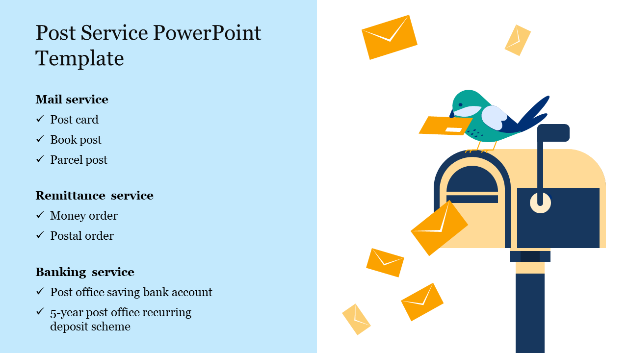 Post Service PowerPoint Template
